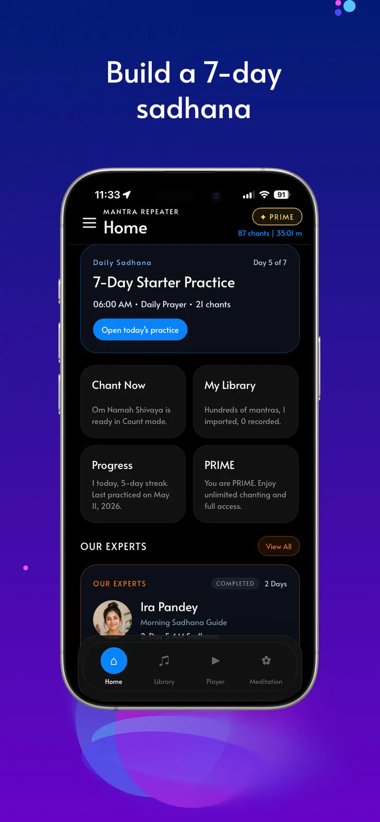 Experience the app
