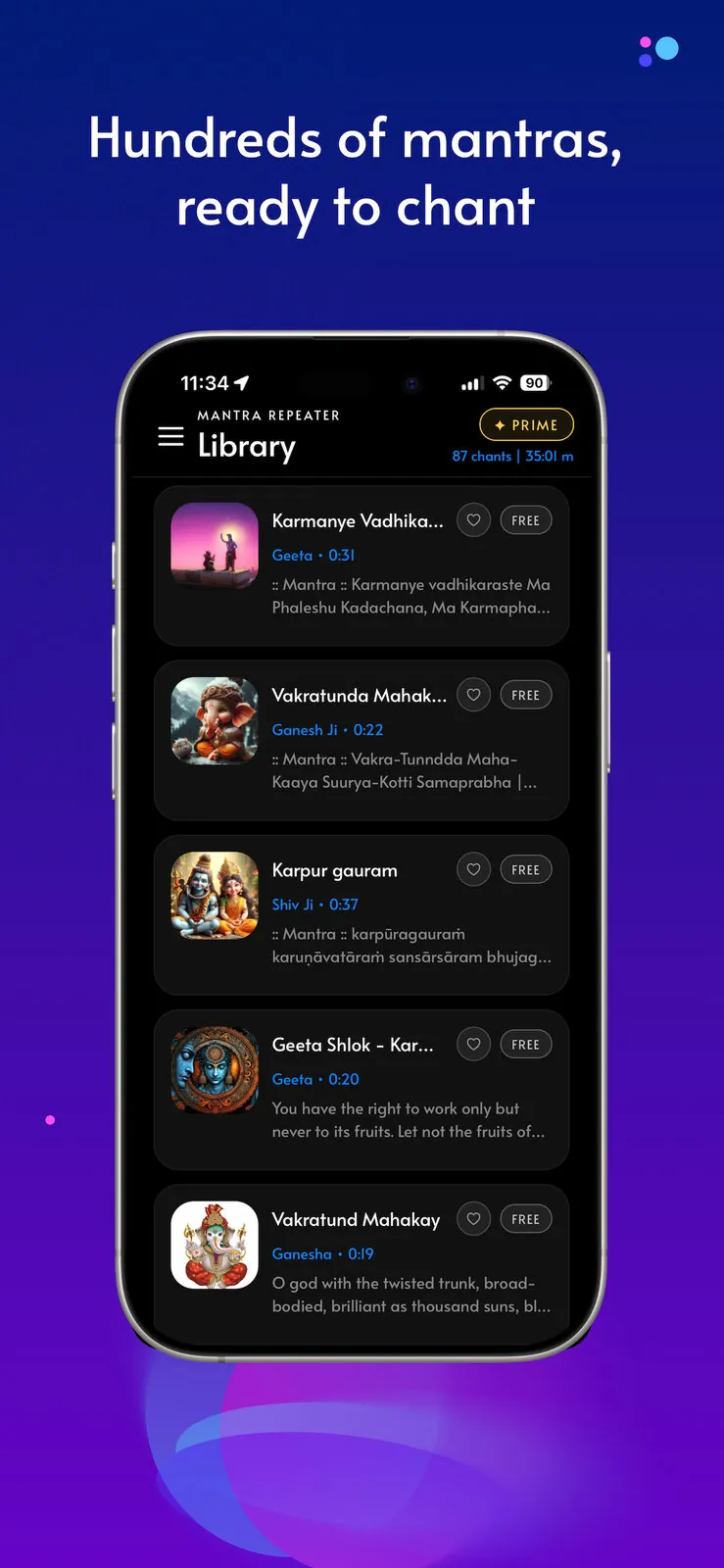 Experience the app