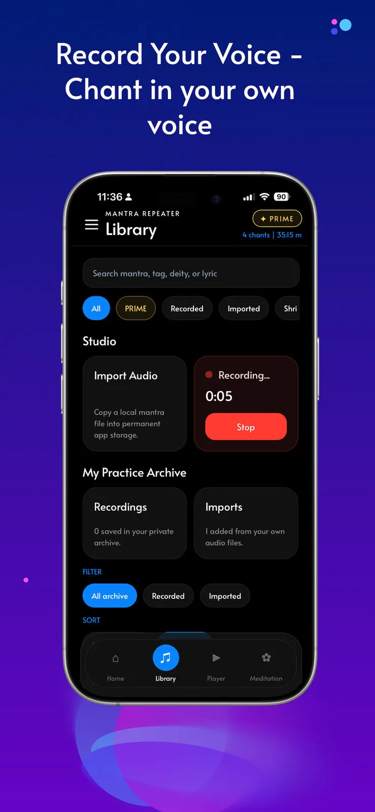 Experience the app